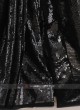 Saree Designs For Wedding Party In Black Color